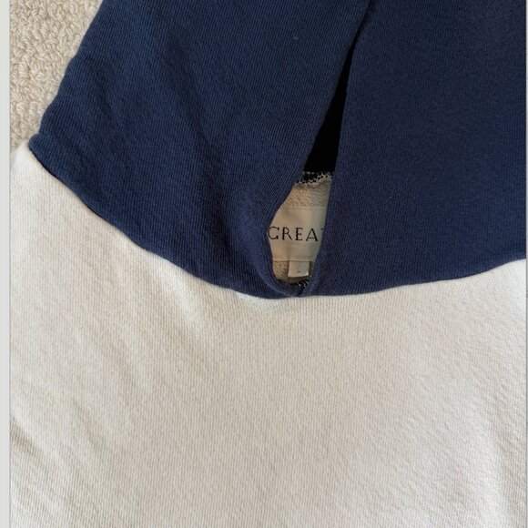 The Great The Gym Hoodie. -- Washed White Color Block Size 2/Medium - Picture 2 of 3
